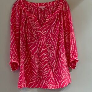Lilly Pulitzer silk blouse S